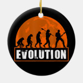 Guitarist Player Funny Guitar Human Evolution Keramisch Ornament (Achterkant)