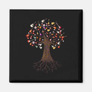 Guitarist Tree Guitar Birthday Magneet