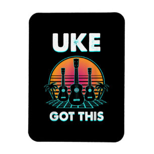 Guitarist Uke heeft deze verjaardag Magneet