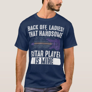 Guitarist Vriendin vrouw die handige Guitar Pla T-shirt