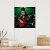 Guitariste en vol Poster (Cuisine)