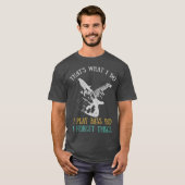 Guitaristen Guitarter Player Bassists met lage ein T-shirt (Voorkant volledig)