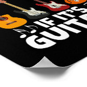 Guitaristen Het is niet Hoarding als het gitaren z Poster (Hoek)