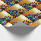 Guitarpeerpapier Cadeaupapier (Hoek)