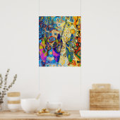 Guitarras abstractas poster (Keuken)