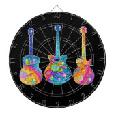 GUITARS DART BOARD DARTBORD (Voorkant)
