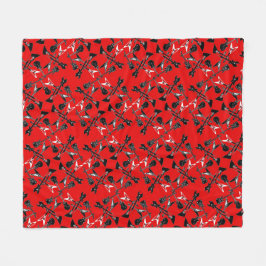 Guitars Fleece Blanket Deken