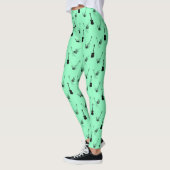 Guitars Rock Aqua 2 Leggings (Links)