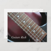 Guitars Rock - Electric Guitar Briefkaart (Voorkant / Achterkant)