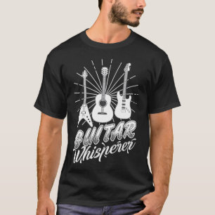 Guitars Whisperer Guitarist Music Mannen Women Ek5 T-shirt