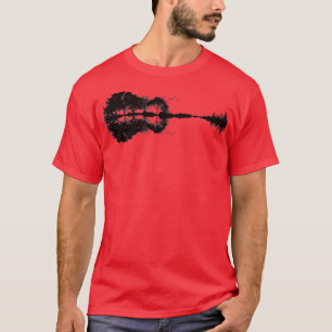 Guitlandschap Muziek T-shirt