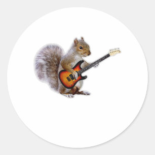 Guitse Lover gitaar spelen Ronde Sticker