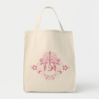 Guitvormig ontwerp tote bag