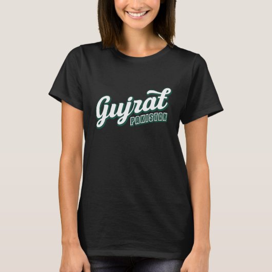 Gujrat Pakistan T-shirt (Voorkant)