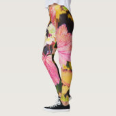 Gula leggings i unik design  (Gauche)