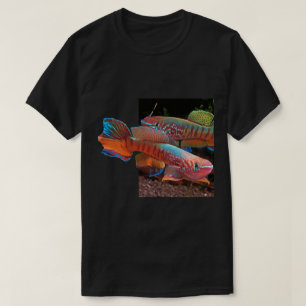 Gularis Killifish on Black T-shirt