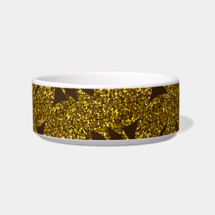 Gulden dun abstract patroon voerbakje