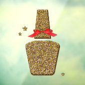 Gulden glitter NAIL salon sticker window clans (Vel 3)