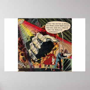 Gulden  horrorstrips, enge retro poster