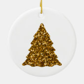Gulden kerstbomen keramisch ornament (Achterkant)
