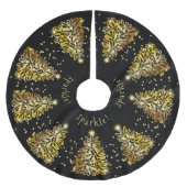 Gulden kerstboomrok kerstboom rok (Voorkant)