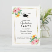 Gulden Lijst en bloemen Kaart (Staand voorkant)