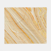 Gulden marmer fleece deken (Voorkant (Horizontaal))