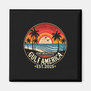 Gulf America Funny Trump hernoemen Magneet