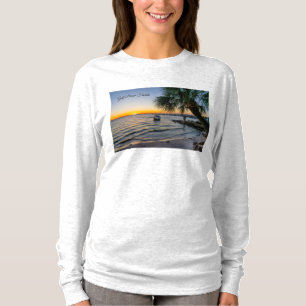 Gulf Breeze Florida Sunset Long Manches T-shirt