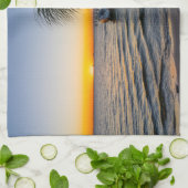 Gulf Breeze Florida Sunset Serviette de cuisine (Plié)