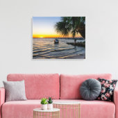 Gulf Breeze Sunset Canvas Afdruk (Insitu (Woonkamer))