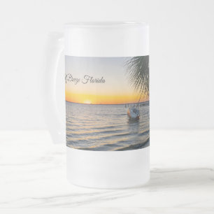 Gulf Breeze Sunset Frosted Beer Mok