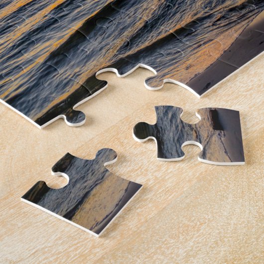 Gulf Breeze Sunset Jigzaag Puzzle Legpuzzel (Zijkant)