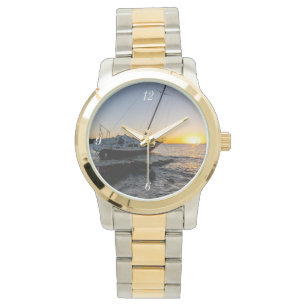 Gulf Breeze zeilboot en Jetty Sunset Watch Horloge