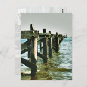 Gulf Coast Mississippi heeft het Briefkaart Pier v (Voorkant / Achterkant)