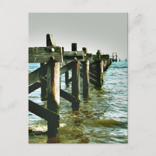 Gulf Coast Mississippi heeft het Briefkaart Pier v