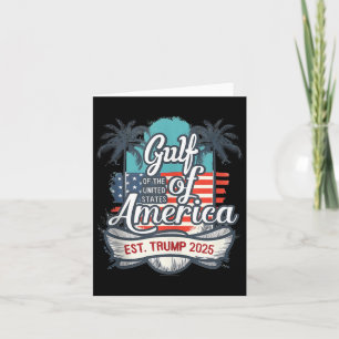 Gulf Coast of America Funny Donald Trump 2025 Amer Kaart