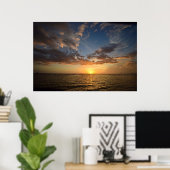 Gulf Coast Sunset - Poster Floride (Bureau à domicile)