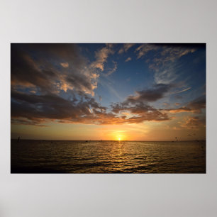 Gulf Coast Sunset - Poster Floride