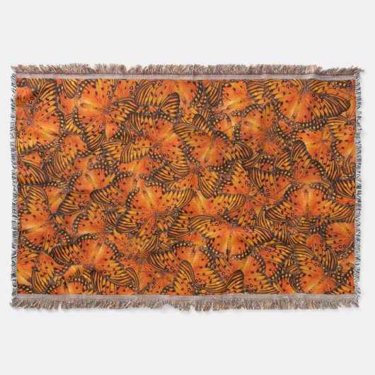 Gulf fritillair of Passion butterflies oranje Deken (Voorkant)