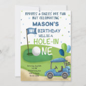 Gulf Hole in One 1st Birthday Invitation (Devant)