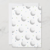 Gulf Hole in One 1st Birthday Invitation (Dos)