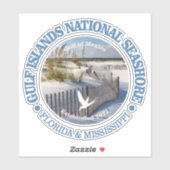 Gulf Islands National Seashore Sticker (Vel)
