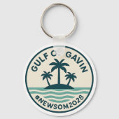 Gulf of Gavin 2028 Newsom Keychain (Voorkant)