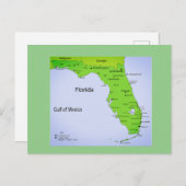 GULF OF MEXICO BRIEFKAART (Voorkant / Achterkant)