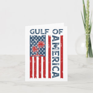 Gulf of US America EST 2025 Amerikaanse vlag (op Kaart