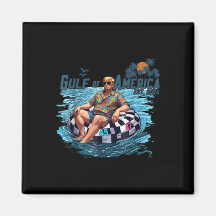 Gulf of US America EST 2025 Funny Trump Shirt Magneet