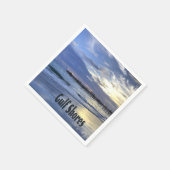 Gulf Shores Alabama Beach Sunrise Pier Servet (Hoek)