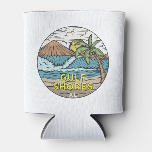 Gulf Shores Alabama  Blikjeskoeler (Voorkant)