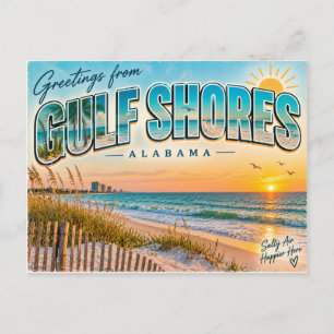Gulf Shores Alabama Briefkaart